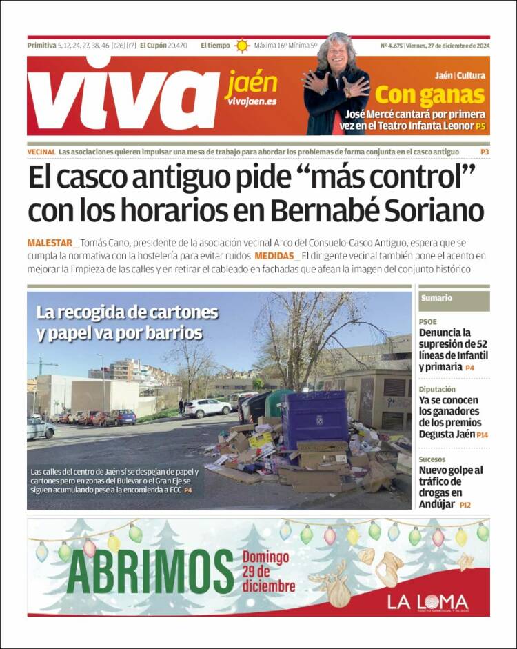 Portada de Viva Jaén (España)