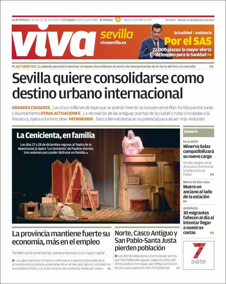 Portada de Viva Sevilla (España)
