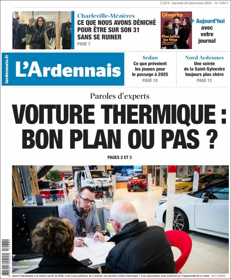 Portada de L'Ardenais (Francia)