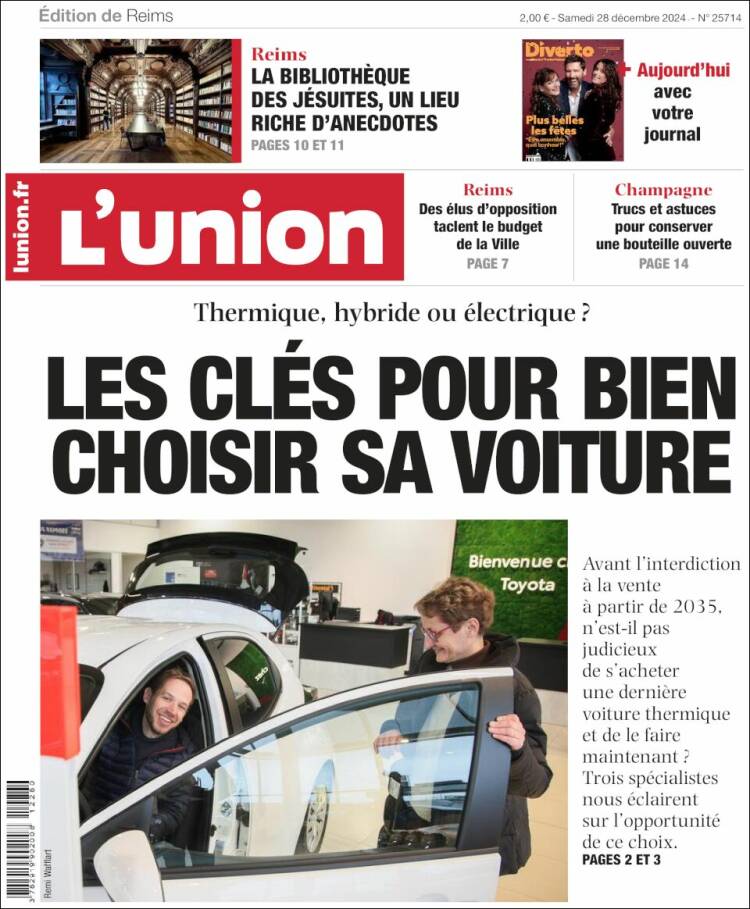 Portada de L'Union (Francia)