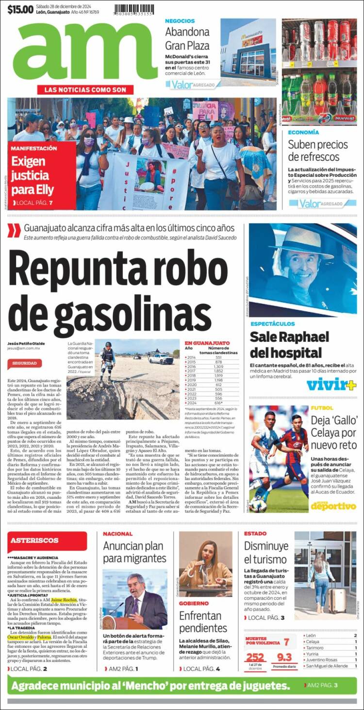 Portada de Al Día A.M. (M&eacute;xico)