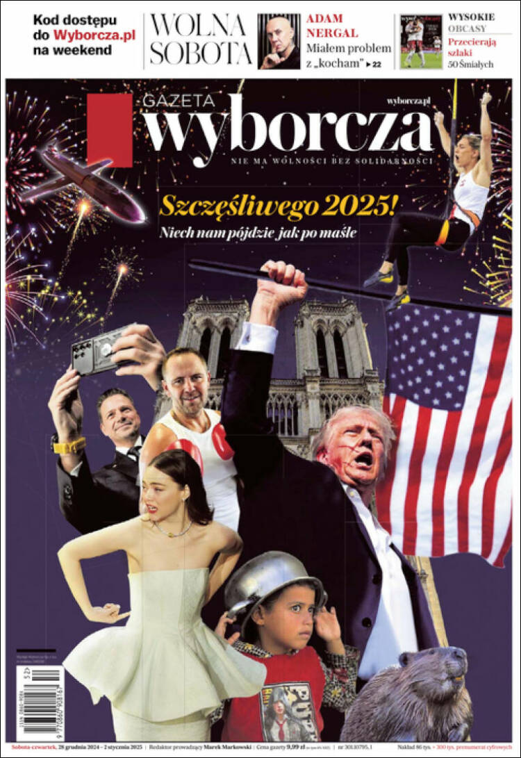 Portada de Gazeta Wyborcza (Polonia)