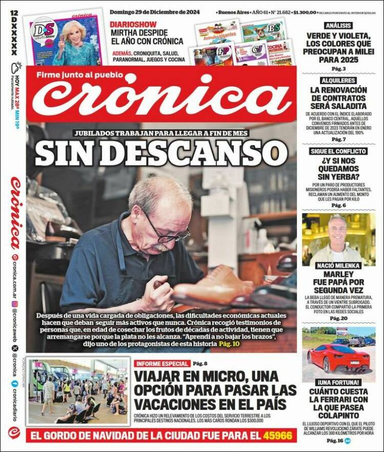 Portada de La Voz del Chaco (Argentina)