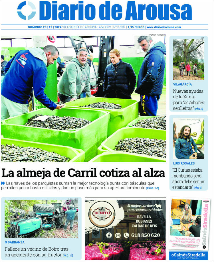 Portada de Diario de Arousa (España)