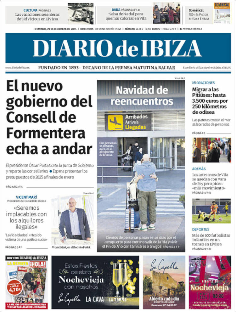Portada de Diario de Ibiza (España)