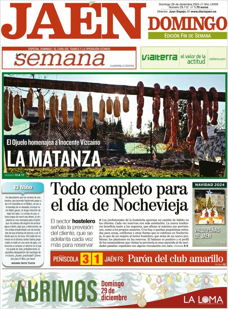 Portada de Diario Jaén (España)