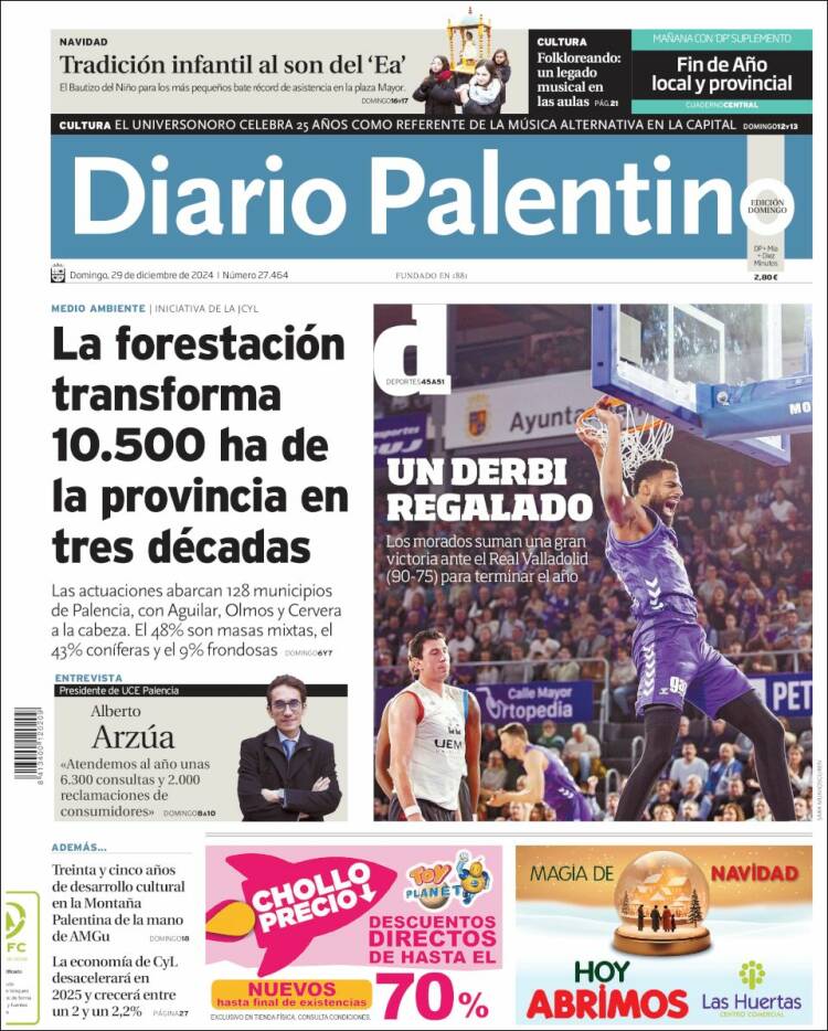 Portada de Diario Palentino (España)