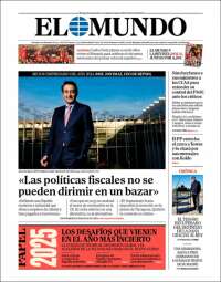 Portada de El Mundo (España)
