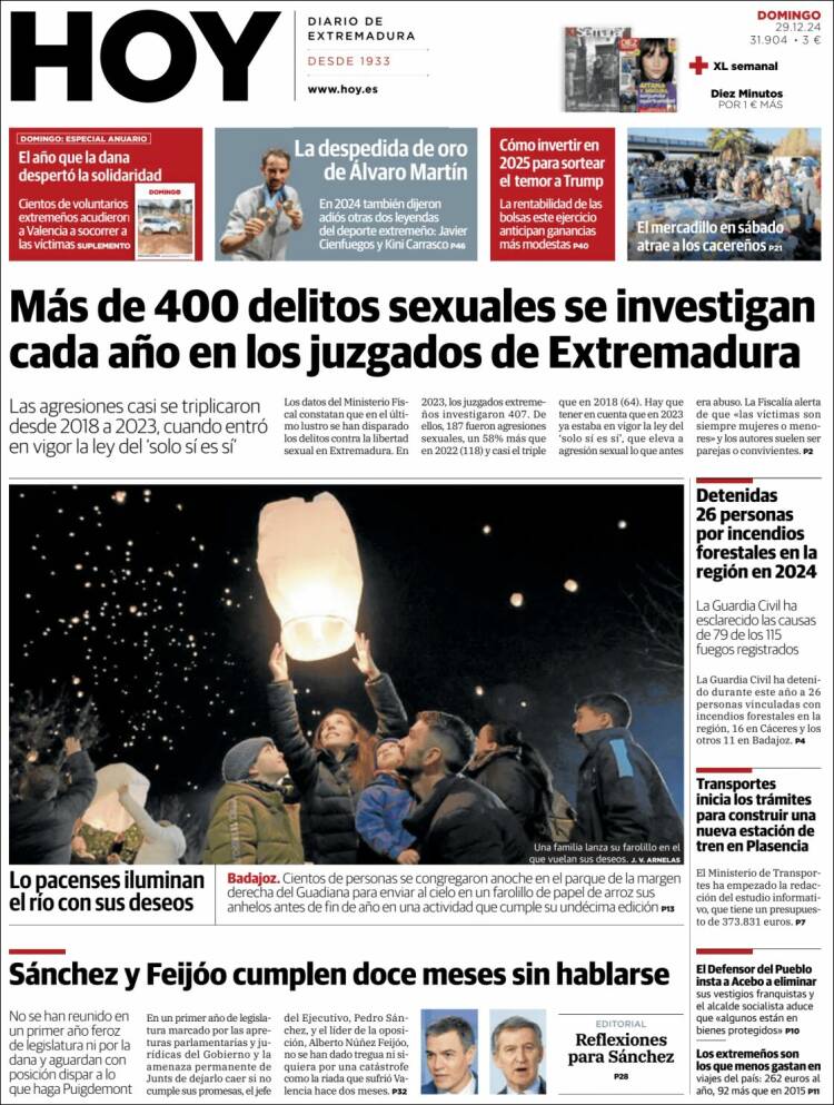 Portada de Hoy - Caceres (España)