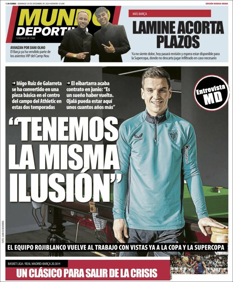 Portada de Mundo Deportivo Bizkaia (España)