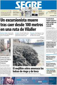 Portada de Segre  (España)