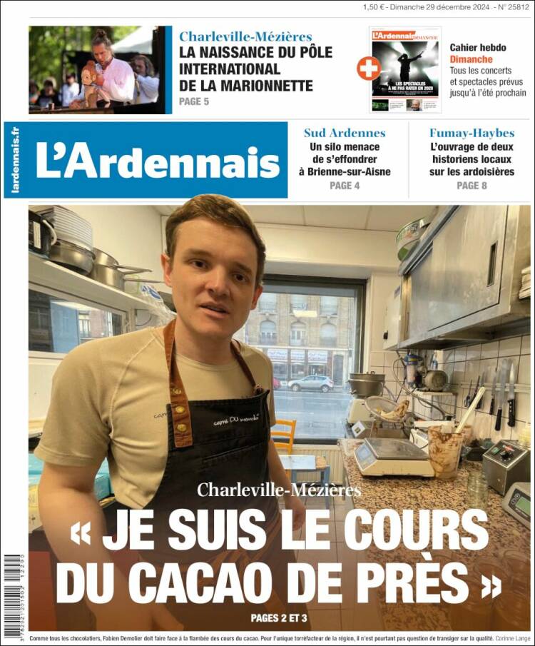 Portada de L'Ardenais (Francia)