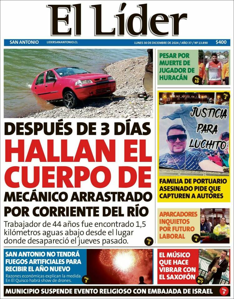 Portada de Lider de San Antonio (Chile)