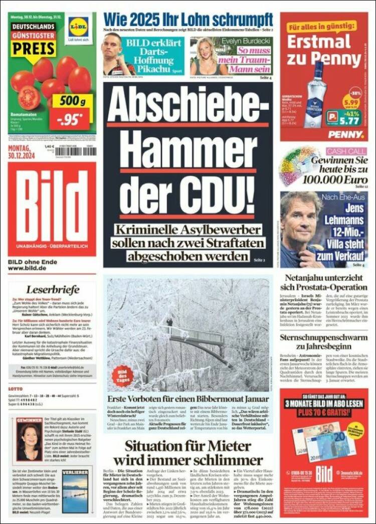 Portada de Bild (Alemania)
