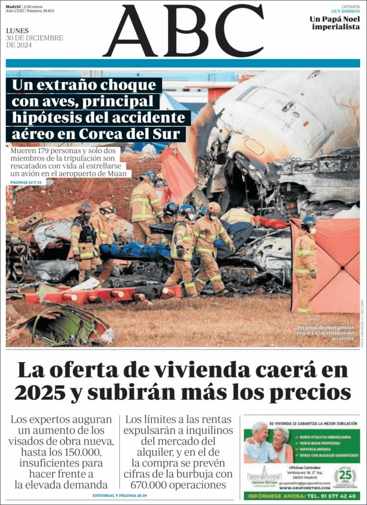 Portada de ABC (España)