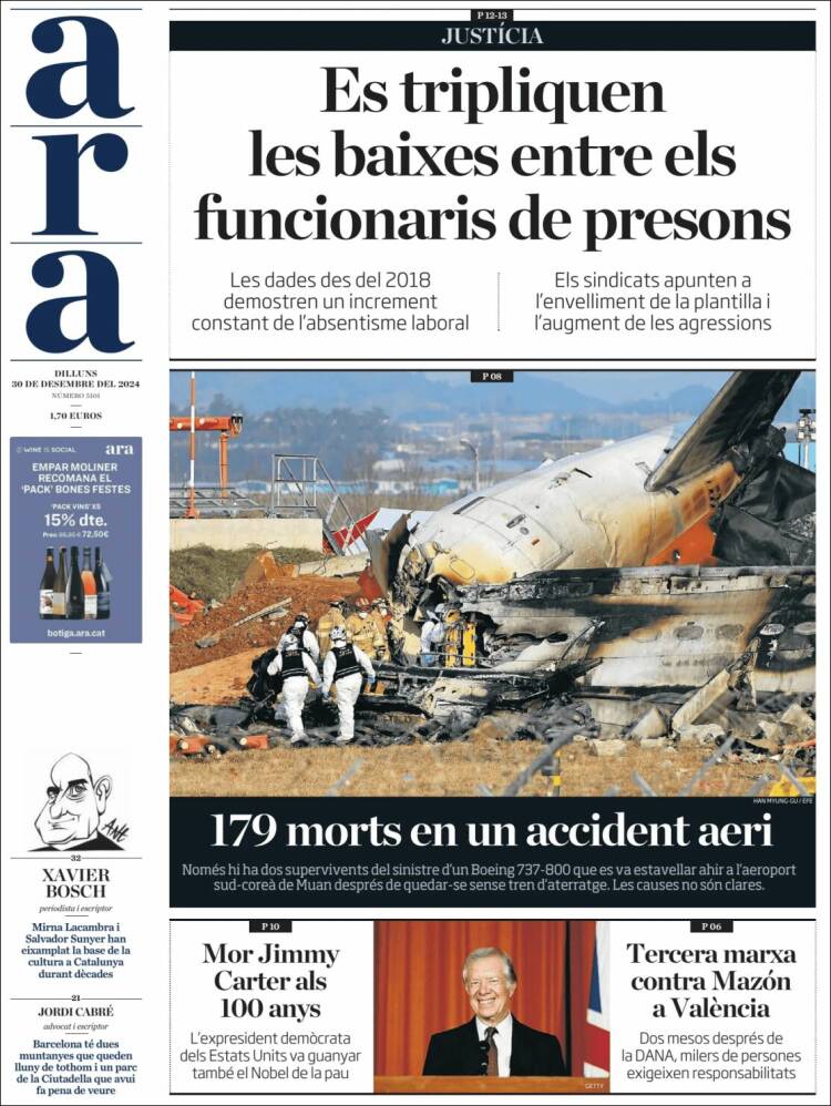 Portada de Ara (España)