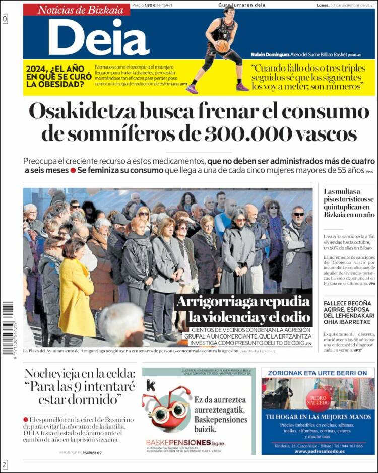 Portada de Deia (España)