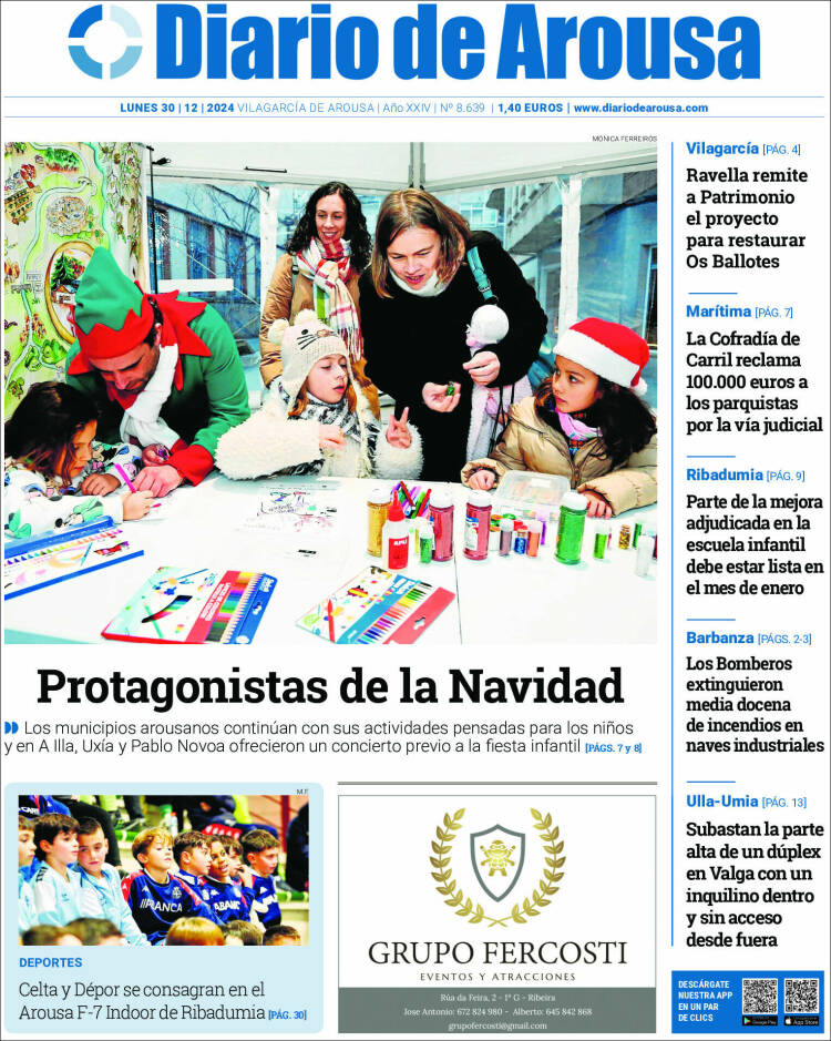 Portada de Diario de Arousa (España)