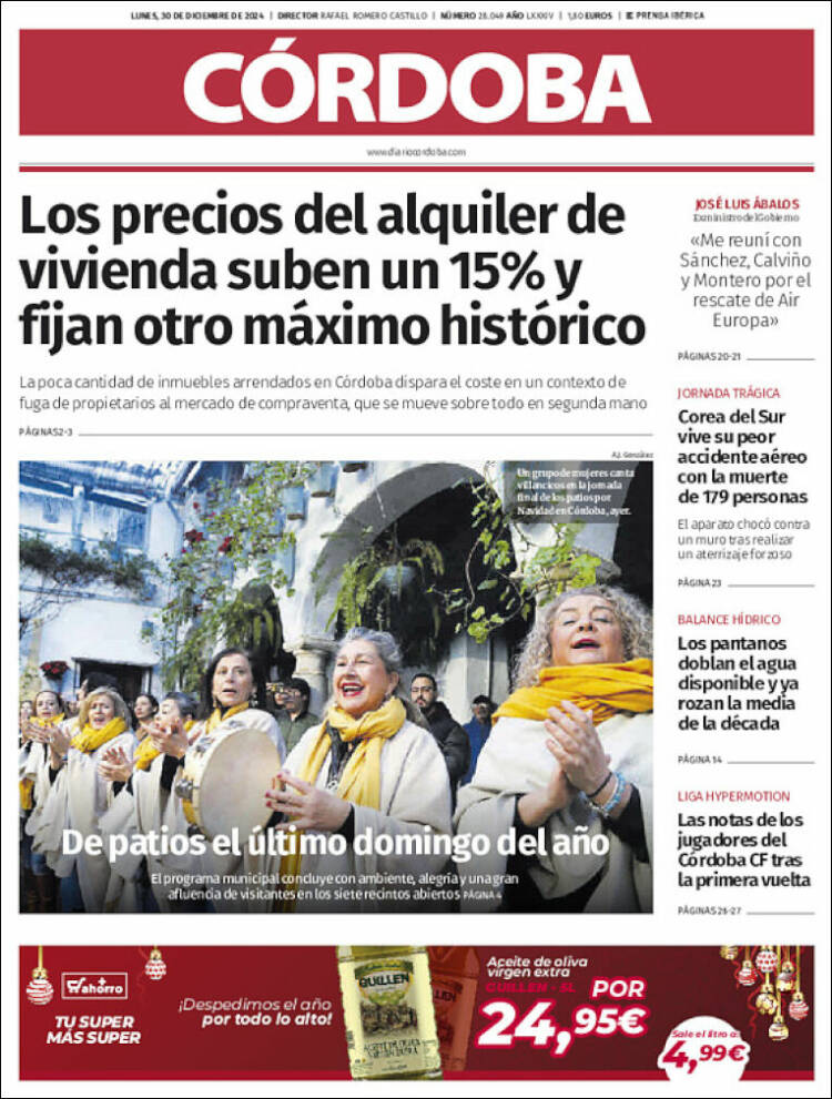 Portada de Diario de Córdoba (España)