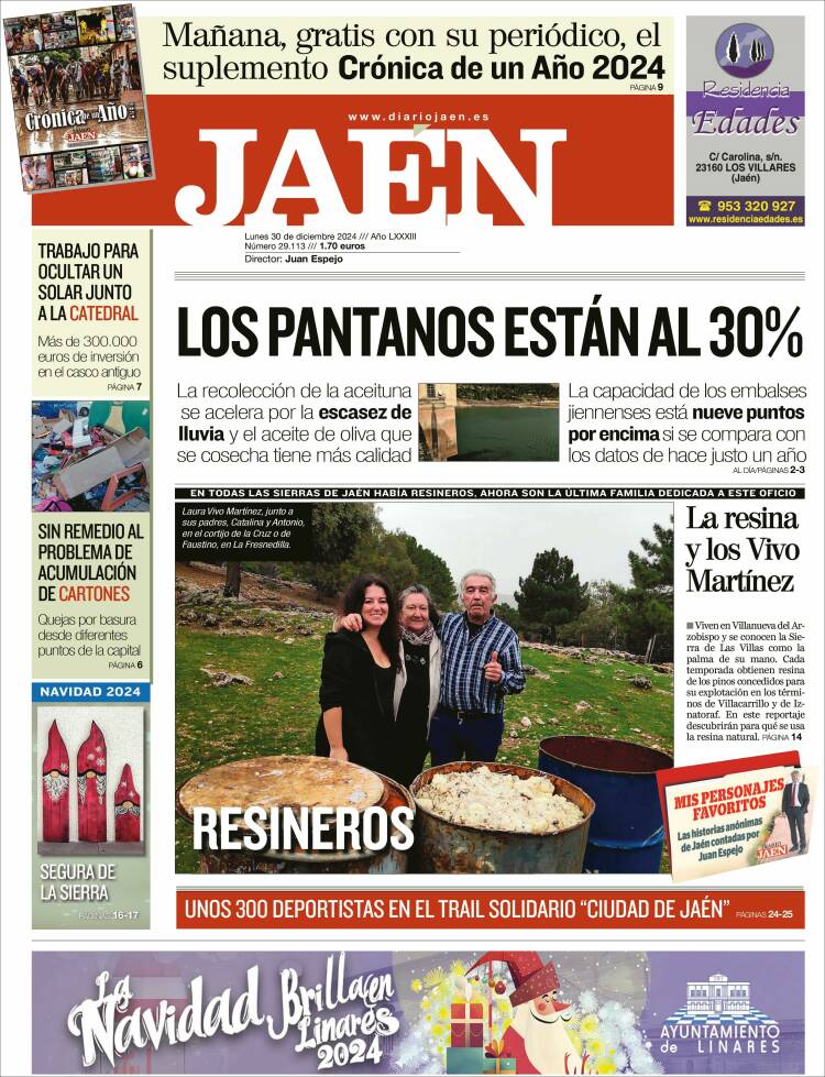 Portada de Diario Jaén (España)
