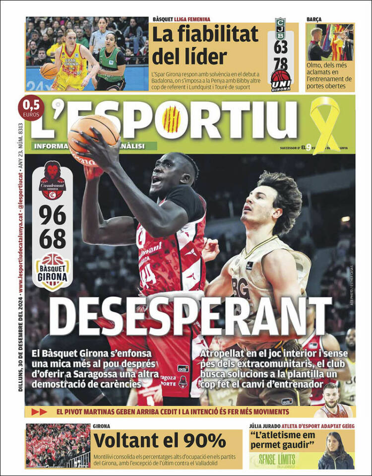 Portada de L'Esportiu : Girona (España)