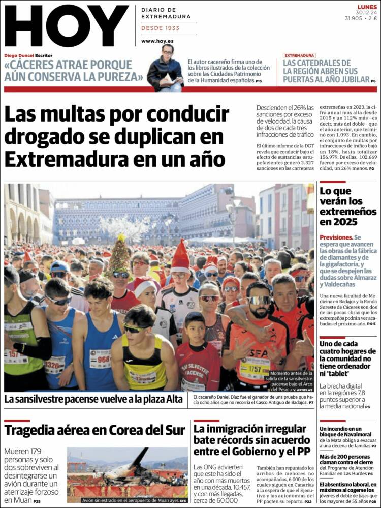 Portada de Hoy - Caceres (España)