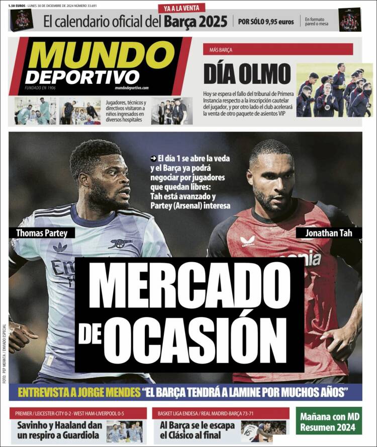 Portada de El Mundo Deportivo (España)