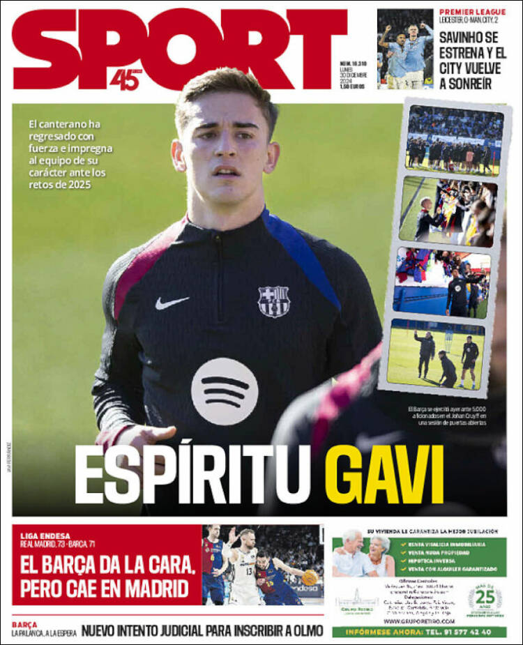 Portada de Sport (España)