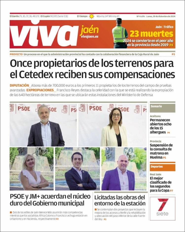 Portada de Viva Jaén (España)