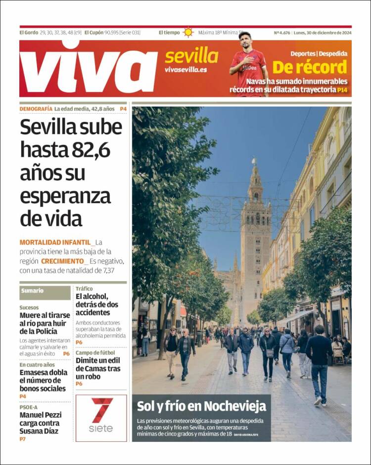 Portada de Viva Sevilla (España)