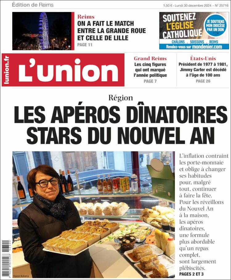 Portada de L'Union (Francia)