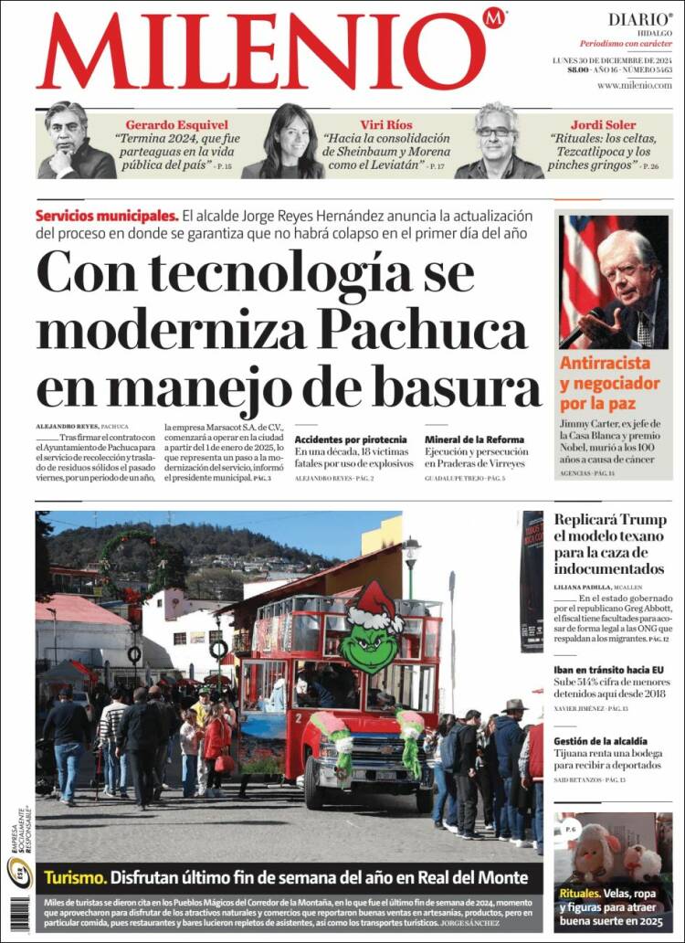 Portada de Milenio de Hidalgo (México)