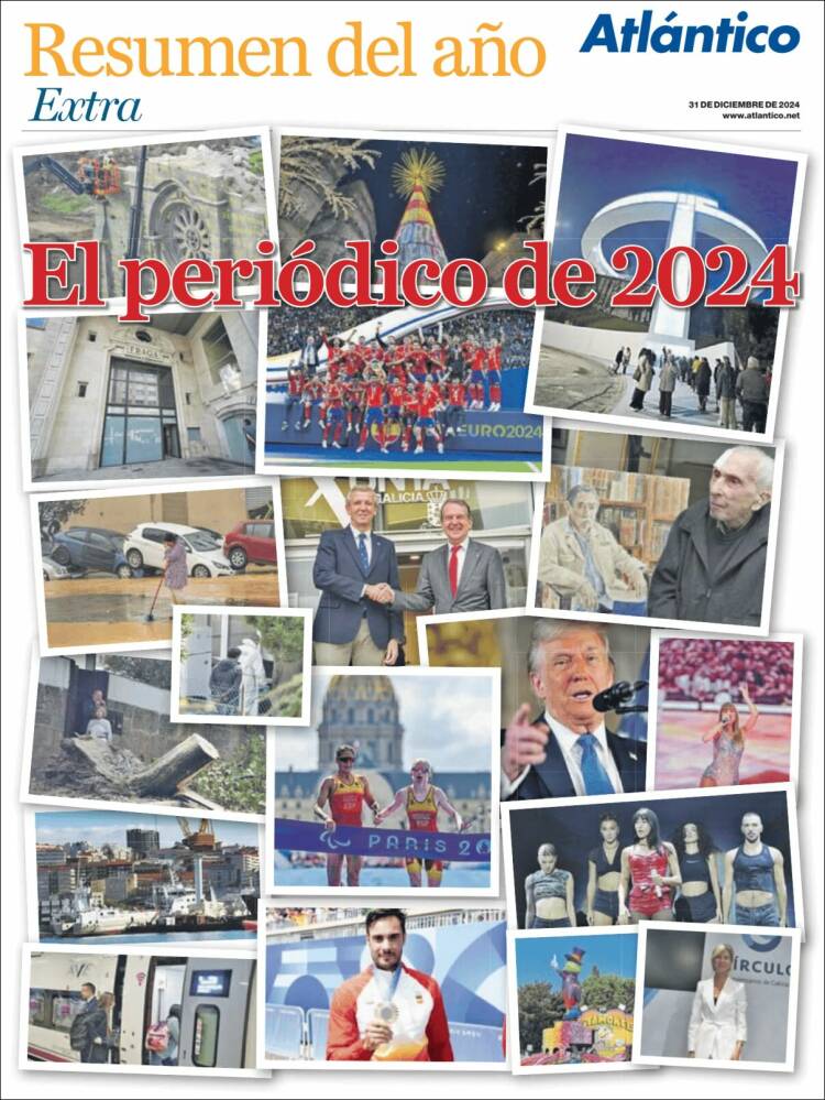 Portada de Atlántico Diario (España)