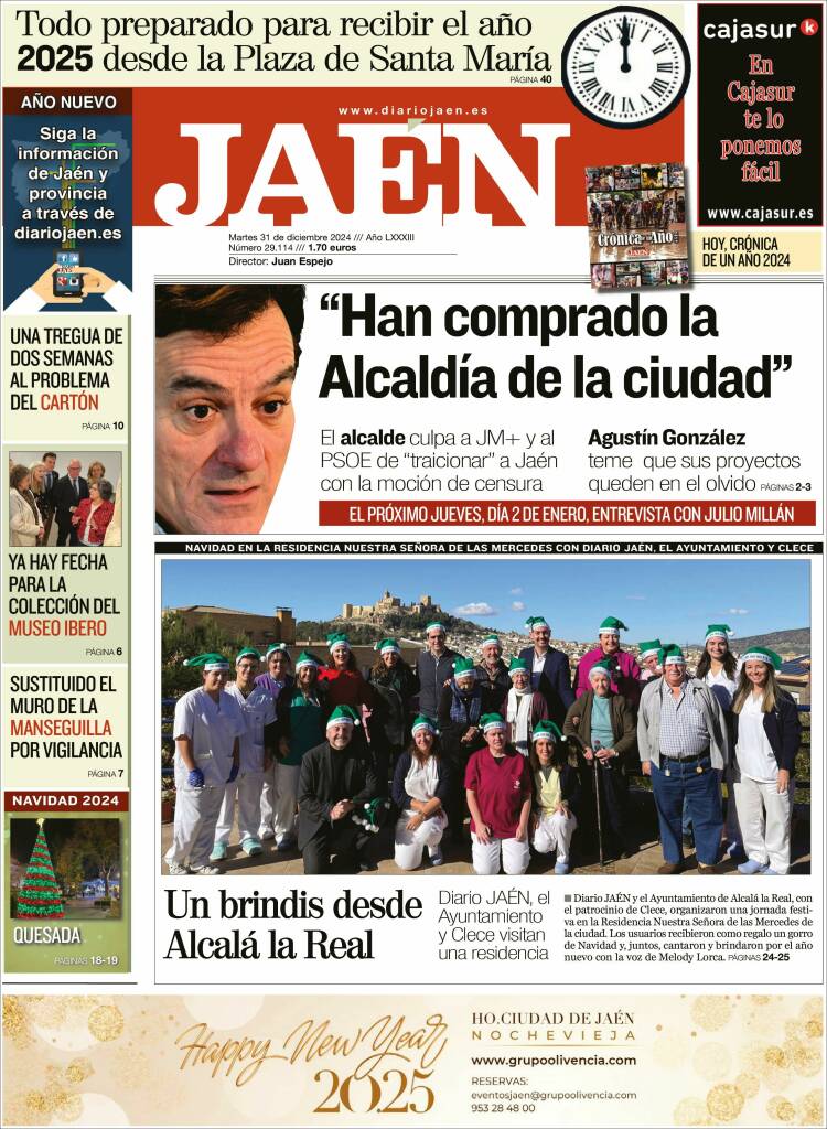 Portada de Diario Jaén (España)