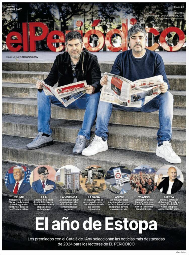 Portada de El Periódico (España)
