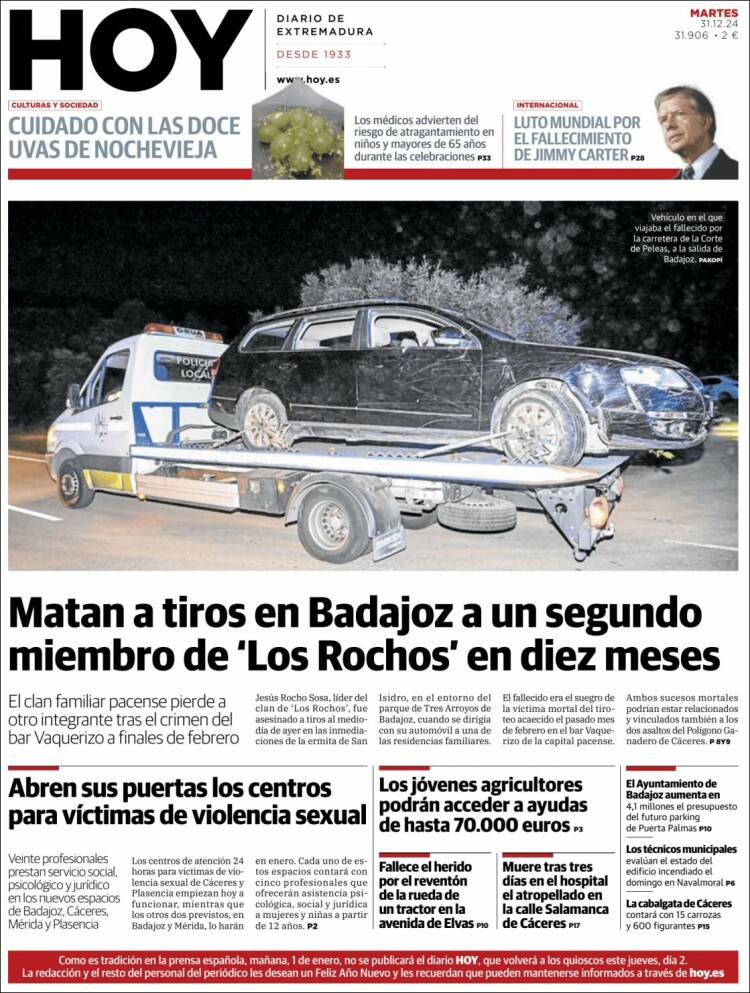 Portada de Hoy - Caceres (España)