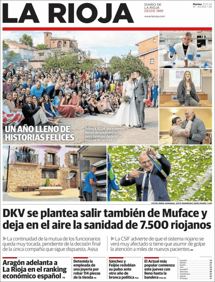 Portada de La Rioja (España)