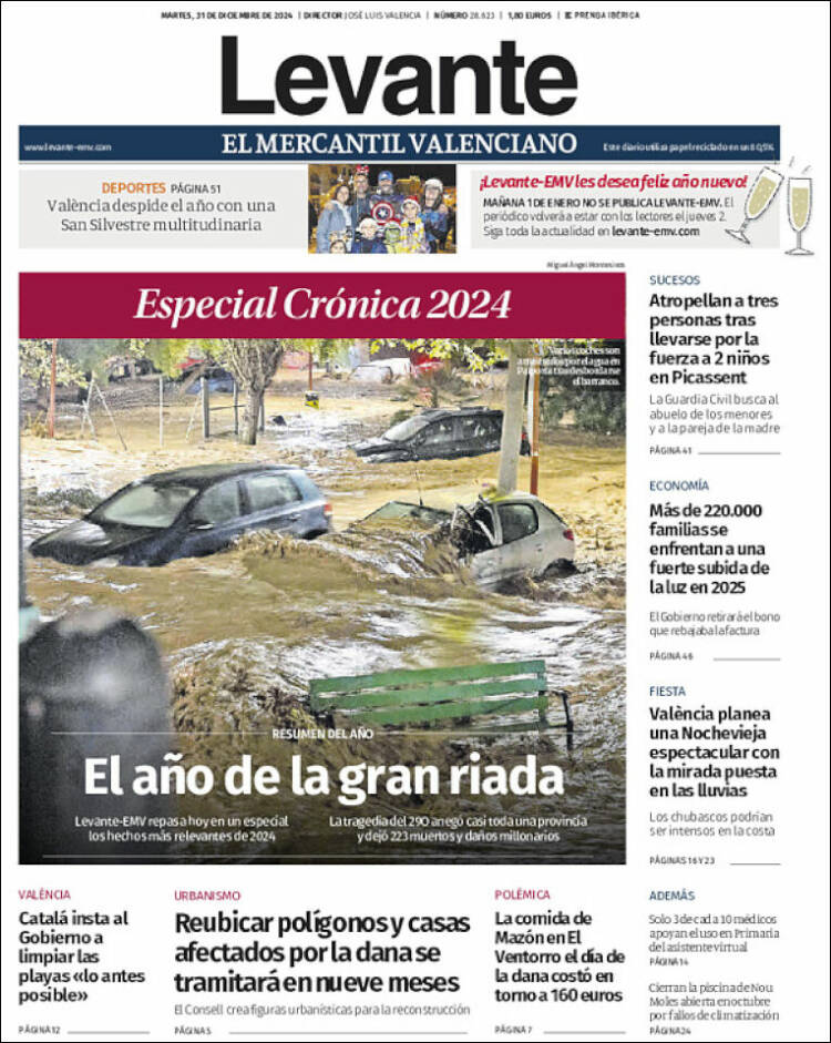 Portada de Levante (España)
