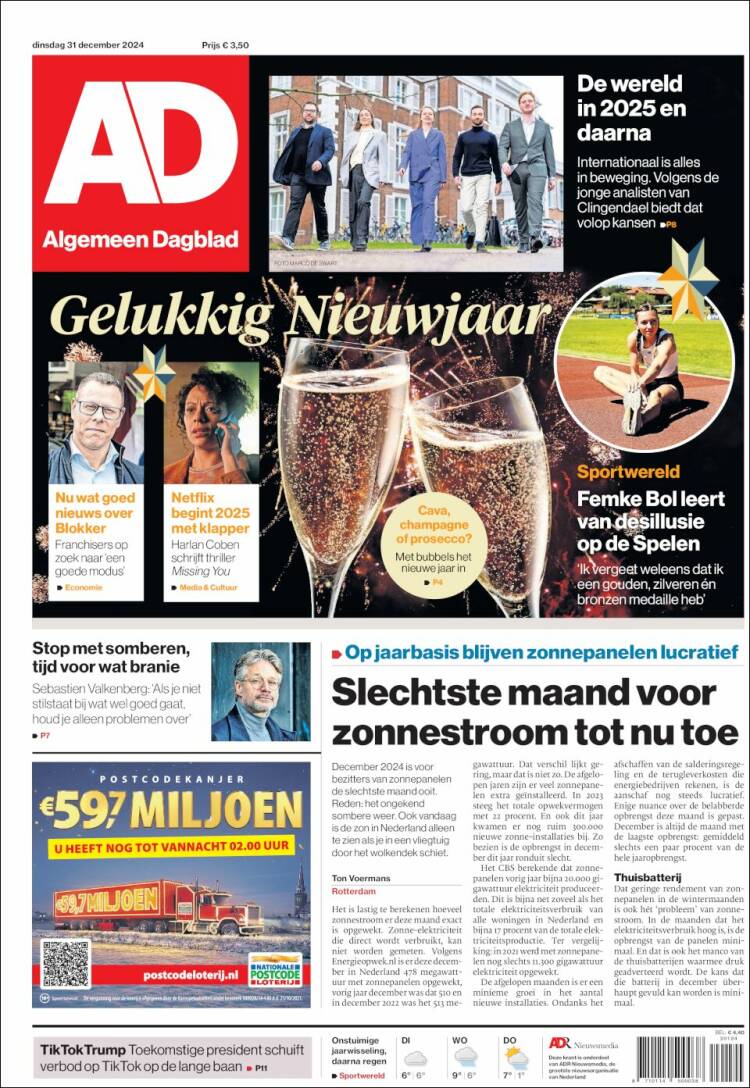 Portada de AD (Pa&iacute;ses Bajos)