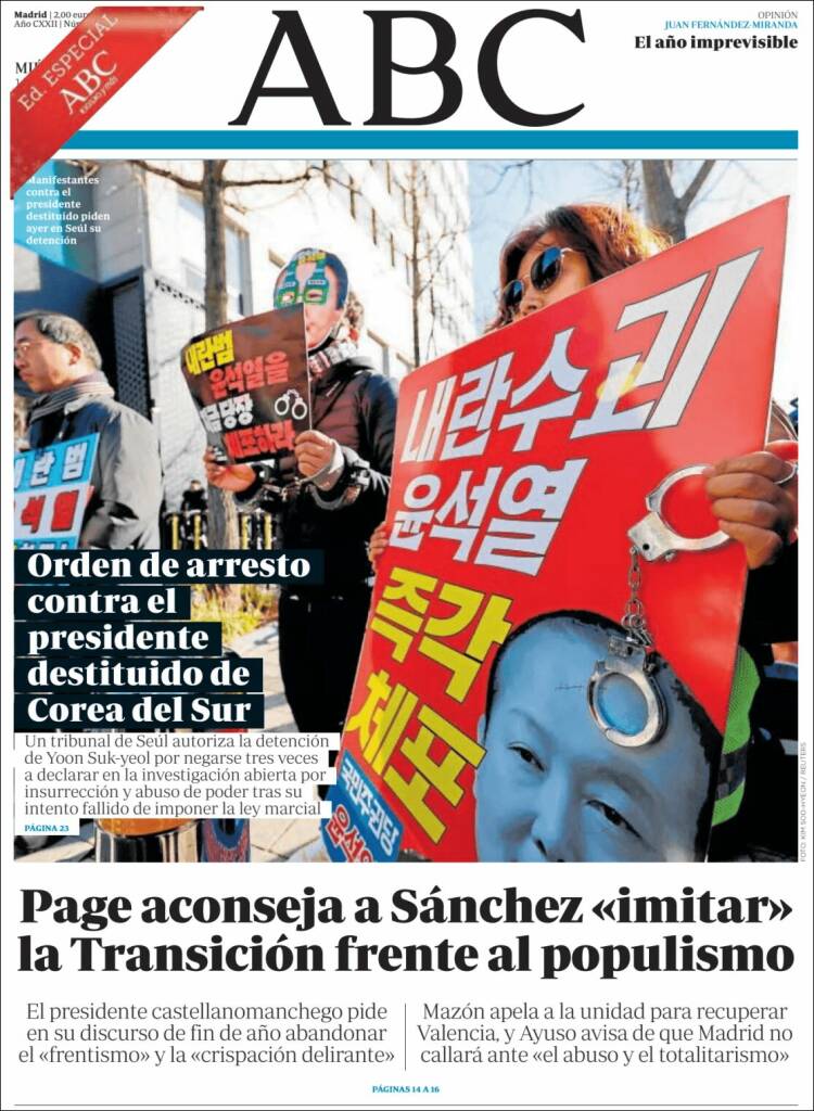 Portada de ABC (España)