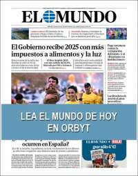 Portada de El Mundo (España)