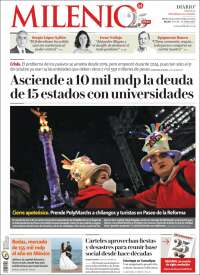 Portada de Milenio (México)