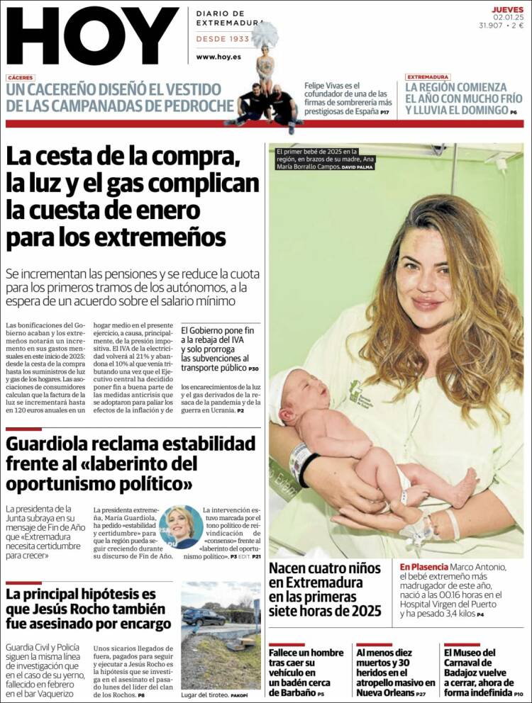 Portada de Hoy - Badajoz (España)