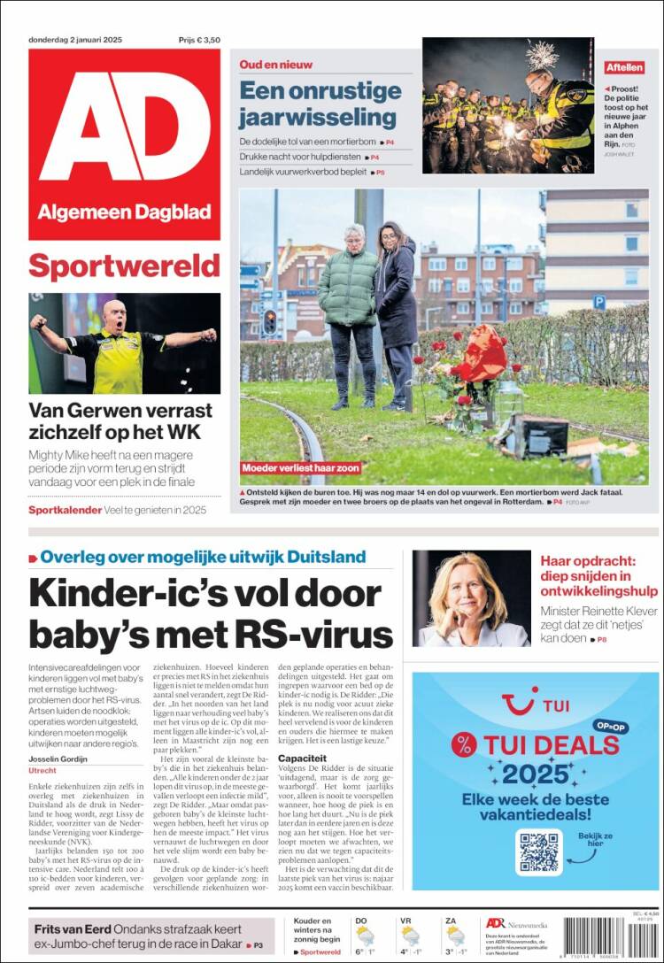 Portada de AD (Pa&iacute;ses Bajos)