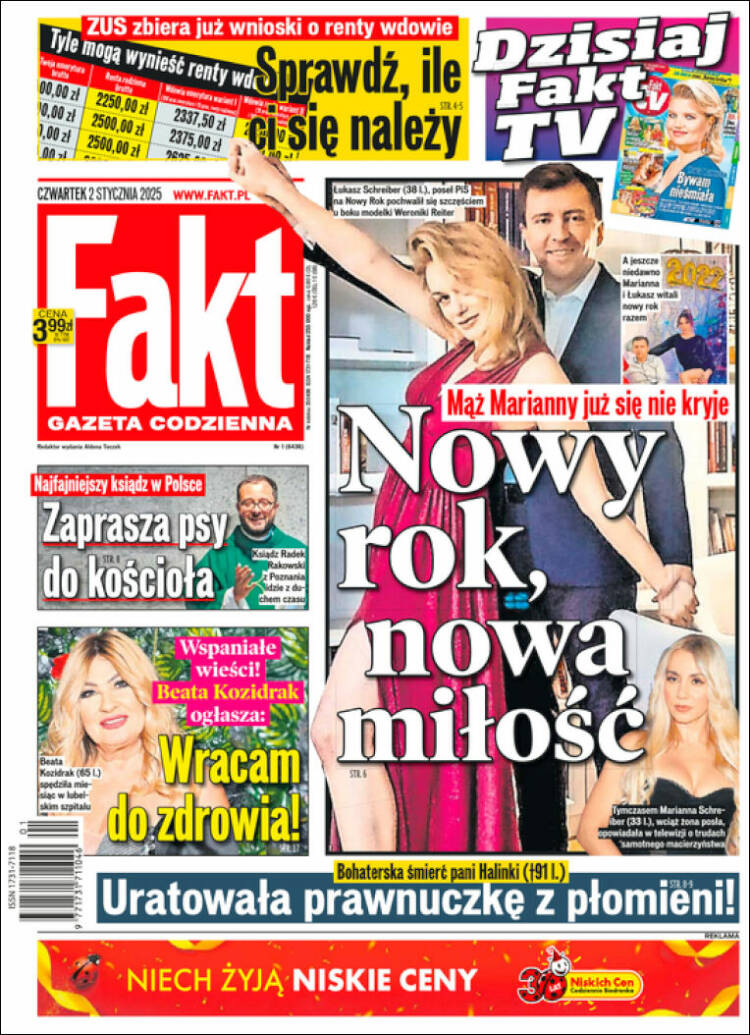 Portada de Fakt (Polonia)