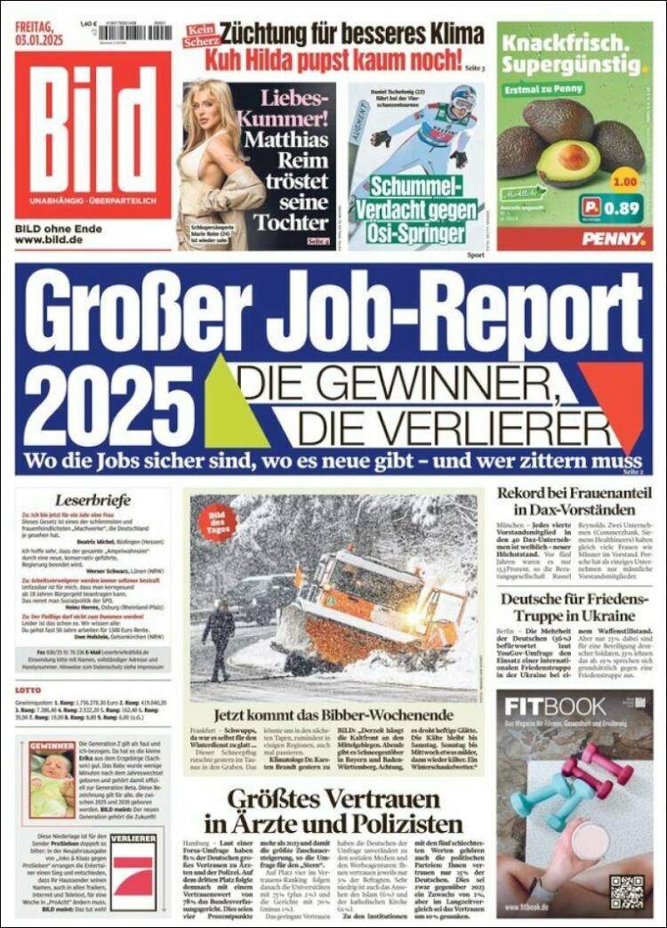 Portada de Bild (Alemania)
