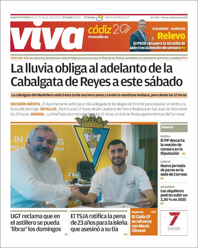 Portada de Información - Cadiz (España)