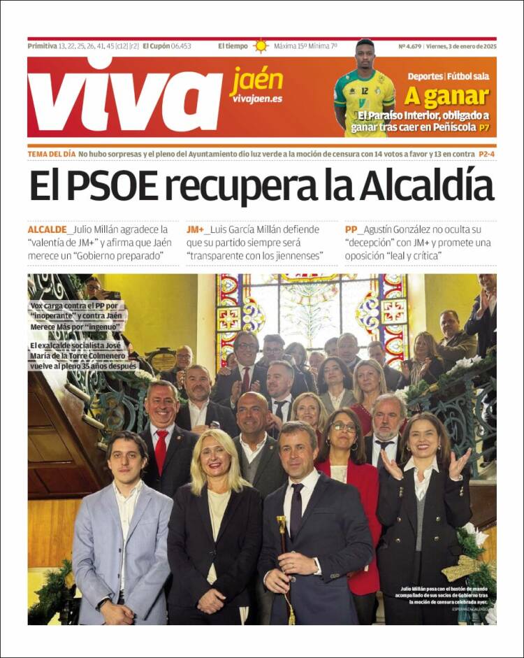 Portada de Viva Jaén (España)