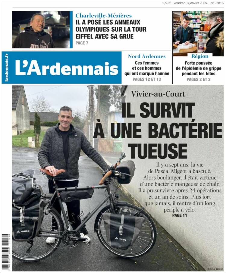 Portada de L'Ardenais (Francia)