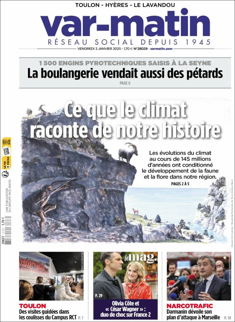 Portada de Var-Matin (Francia)